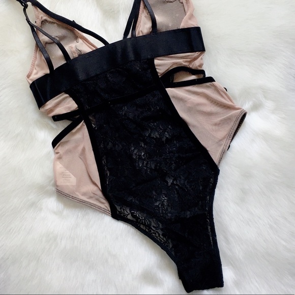 Lace Sheer Bodysuit Lingerie - Picture 8 of 8